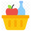 Grocery Basket Grocery Bucket Shopping Icon
