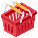 Grocery Basket Handbasket Icon