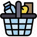 Basket Groceries Food Icon