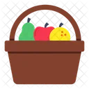 Food Basket Food Bucket Grocery Basket Icon