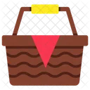 Food Basket Food Bucket Grocery Basket Icon