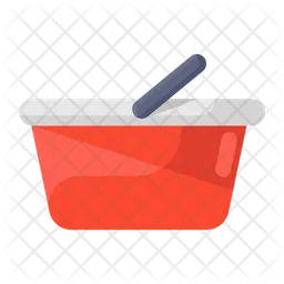 Grocery Bucket  Icon