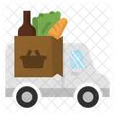 Grocery Delivery Supermarket Icon