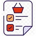 Grocery list  Icon