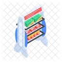 Grocery Rack Grocery Shelves Supermarket Shelves Icon