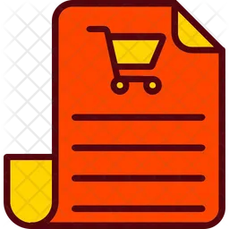 Grocery Receipt  Icon