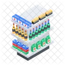 Grocery Shelves Supermarket Shelves Store Shelves Icon