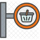 Grocery Shop Shop Banner Hanging Banner Icon