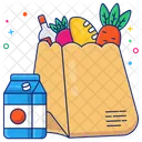 Grocery Bag Grocery Tote Grocery Shopping Icon
