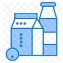 Grocery Shopping Milk Carton Milk Box Icon