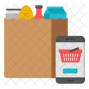 Grocery Shopping Grocery Bag Buy Grocery Icon