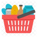 Grocery Shopping Shopping Basket Bucket Icon