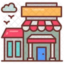 Grocery Store Mart Shopping Store Icon