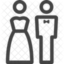 Groom and bride  Icon