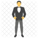 Groom Suiter Man Being Married Icon