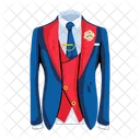 Groom Suit Groom Coat Wedding Coat Icône