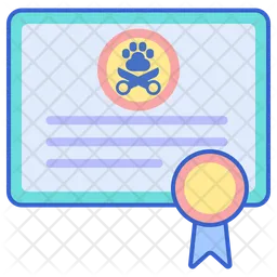 Groomer Certificate  Icon