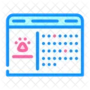 Grooming Date Visit Date Date Icon