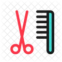 Grooming Scissors Comb Icon