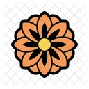 Groovy Flower Petal  Icon