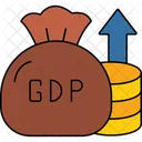 Gross Domestic Product Icon Icon