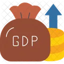 Gross Domestic Product Icon Icon