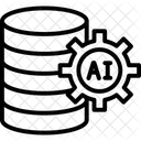 Big Data Zeilensymbol Icon