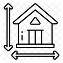 Hausgrosse Hausmasse Hausgrosse Symbol