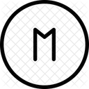 Größe Medium M  Symbol
