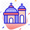 Blaue Kuppel Kirche Santorini Symbol