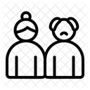 Großeltern  Symbol