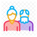 Großeltern  Symbol