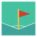 Ground Corner Flag Icon