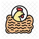 Ground Chicken Ground Food Icon