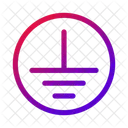 Ground Power Electrical Grounding Safety Icon