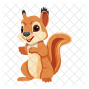 Squirrel Icons Ground Squirrel Cute Squirrel Icon