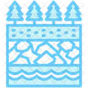 Groundwater Aquifer Source Icon