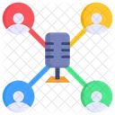 Group Microphone Support Icon