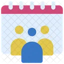 Group Calendar Dates Icon