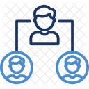 Group Team Hierarchy Icon