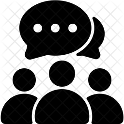 Group Chat Icon - Download in Glyph Style