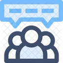 M Group Chat Icône