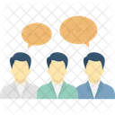 Group Chat Business Discussion Icon