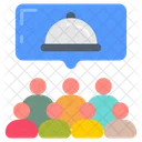 Group Delivery Food Delivery Meal Delivery Icon