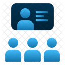 Group Discussion Teaching Learning Icon