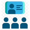 Group Discussion Teaching Learning Icon