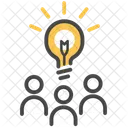 Group Discussion Discuss About Idea Meeting Icon