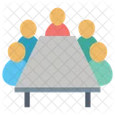 Group Discussion Team Discussion Meeting Icon