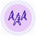 Group Fitness Line Icon Icon