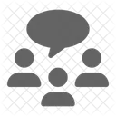 Group Meeting Teamwork Icon